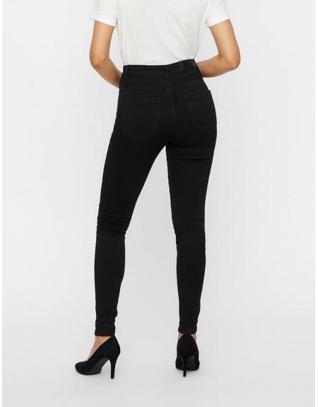 Comprar Pantalon Vero Moda Sophia Negro Skinny Para Mujer Online